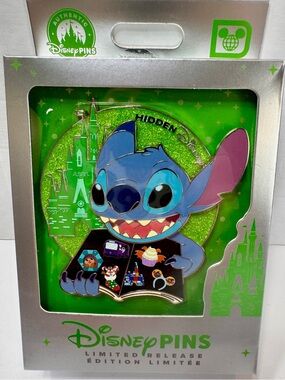 NWT Walt Disney World (WDW) Stitch Hidden Disney Mini Jumbo Pin.